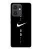 Hülle Maniacase Für Oppo Reno 13F Nike-Logo Just do it schwarzer Hintergrund