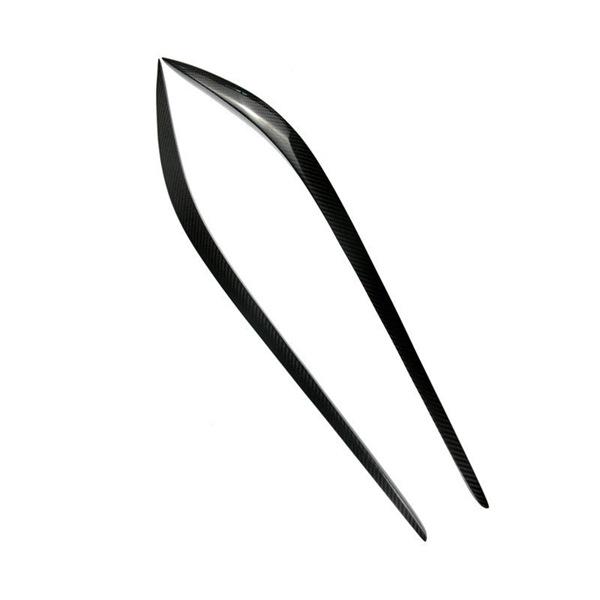 Carbon Fiber Headlight Eyebrows for 15-24 Alfa Romeo Giulia (1 Pair)