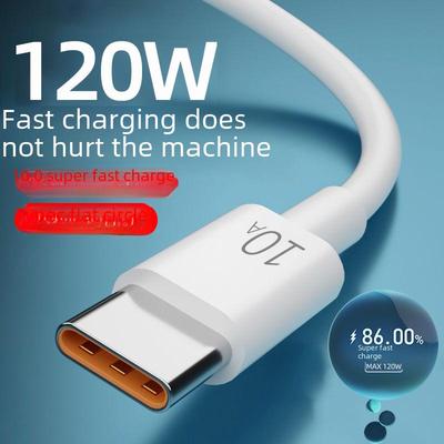 120W 10A Superschnelles Ladekabel Typ-C für Huawei Honor Flash-Laden