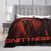 Blood Ocean Iron Lung Horror Film Plush Blankets  Custom Throw Blanket for Home 125*100cm Plush Thin Quilt