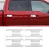 For 2015-18 2019 2020 FORD F150 Crew Cab Door Handle BOWL COVERS OXFORD WHITE US