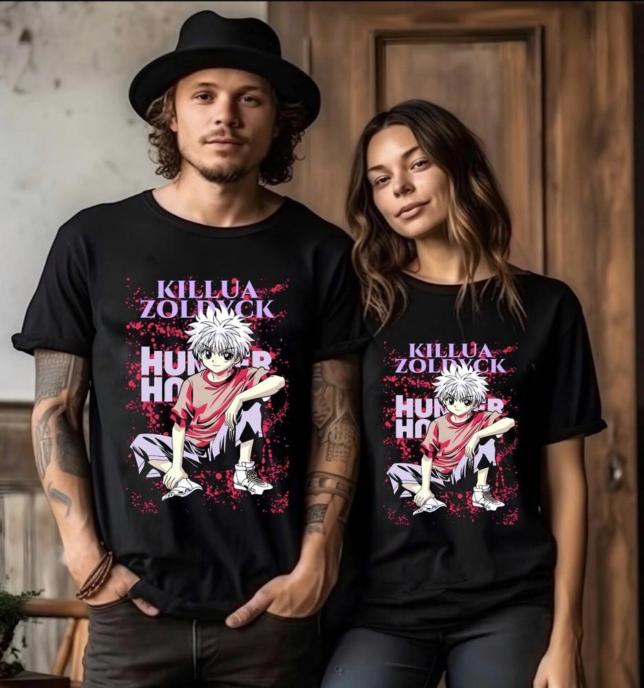 

Hisoka Shirt Hunter X Hunter Manga Strip HXH Anime Unisex Tshirt T-Shirt Tee 3XL