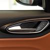 4pcs for Alfa Romeo Giulia 2017- Car Door Bowl Decor Cover Trim Stickers Auto Interior Accessories Carbon Fiber