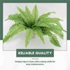 A84X-4X UV Resistant Lifelike Artificial Boston Fern, Artificial Ferns For Outdoors, Faux Ferns Fake Ferns Artificial Plants
