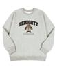 BEMIGHTY Dumbbell Bear Oversized Fleece-Lined Sweatshirt [Black]