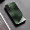 Dunkelgrünes Muster-Glas-Handyhülle geeignet für Samsung GalaxyS26 S25 S24 S23 S22 S21 S20FE/Ultra/Plus Sturzfestes Rückcover