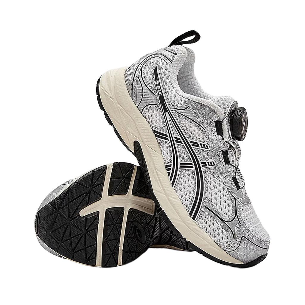 Asics Contend Comfortable Versatile Low-Top Running Shoes Kids sneakers Gray White 1014A400-100