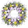 Artificial Flower Wreath Easter Valentines Day Decor Hotel Restaurant Door Hanging Decoration
