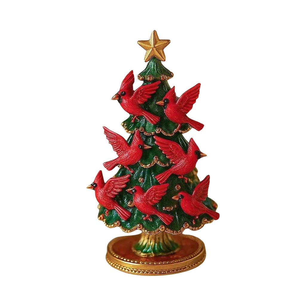 Colorful Festive Christmas Tree Table Decorations