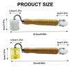 Professional Penny Roller Tool Multipurpose Seam Roller Efficient Wood Seam Roller Easy to Carry for Roofing & Welding