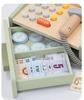 Children's Wooden Cash Register Educational Puzzle Playset