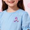Versatile Peace Rest In Peace Brooch Pin With Ribbon Flower Accent Easy To Pair Outfits For Event Secure Closure