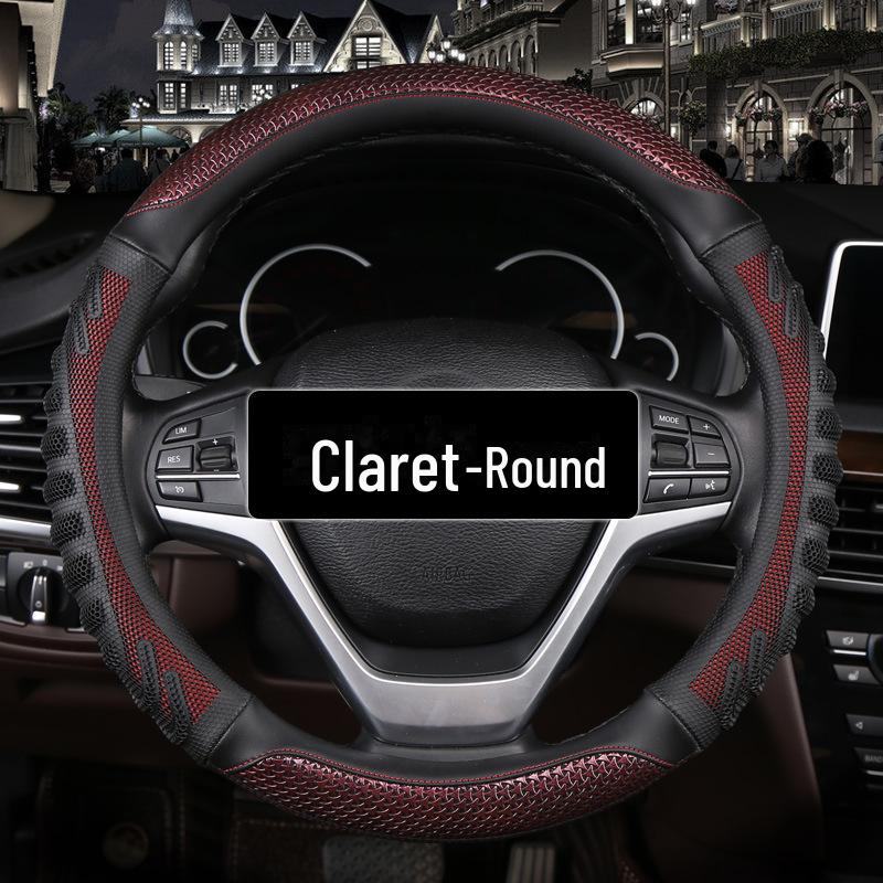 

Чехол на руль Honeycomb 3D Fashion для Geely Binyue, Dihao, Binrui - износостойкий и дышащий 38cm