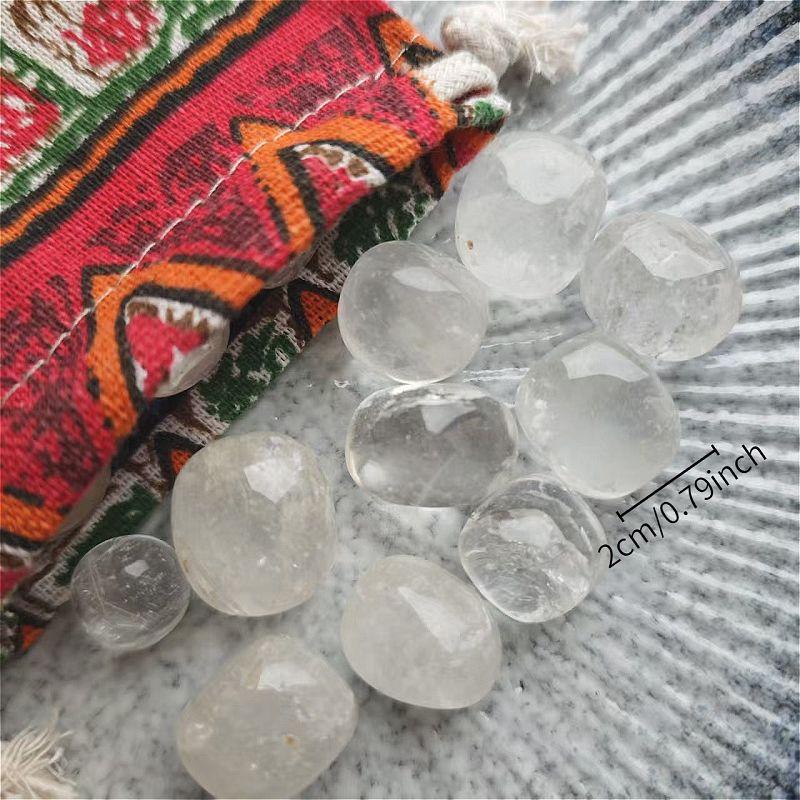 100g/pack Natural Tumbled Polished Crystal Quartz Stone Raw for Decoration Reiki Gifts Energy Therapy Size 15-20MM
