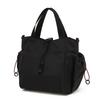 Daks Black Logo Decorated Nylon Tote Bag Dbba6eg36bk