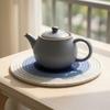 Cotton Rope Coaster, Color Block Heat Insulation Mat for Table, Thickened Potholder for Hot Dishes, Farmhouse Cup Mat