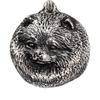 Pomeranian dog, Pom Dog, Dwarf Spitz - Necklace with dog, silver-plated pendant for dog fan, unique jewelry by Art-Dog brand