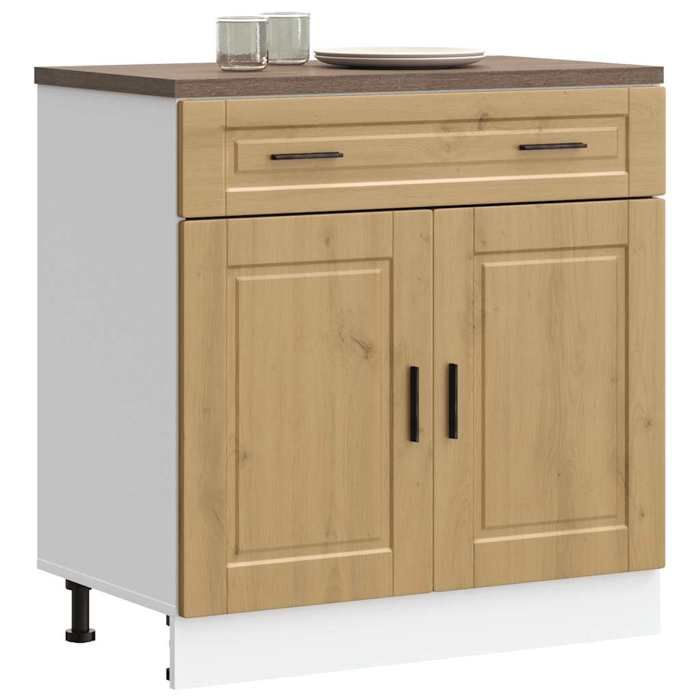 VidaXL Kitchen Cabinet Porto Artisan Oak Engineered Wood 853986