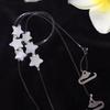 Invisible Transparent Bra Straps Star/Love/Shell Adjustable Shoulder Strap Anti Slip Clear Bra Straps Evening Dress