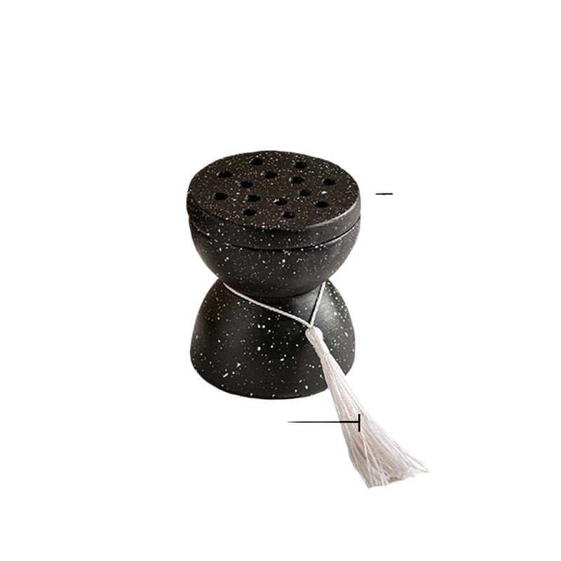 Handheld incense burner resin fringed waist coal ball aromatherapy burner desktop ornament