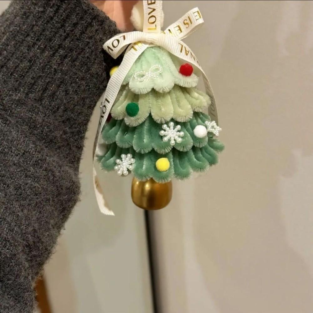 Hanging Plush Toy Doll Material Kit Xmas Tree Christmas Decoration Christmas Wind Chime Xmas Party