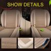 Car Seat Cover,Flax Cushion Seasons Universal Breathable For Most Four-Door Sedan&SUV Ultra-Luxury Car Seat