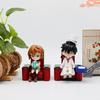 6pcs/set Anime Detective Conan Cinema Scene kawaii Action Figure PVC Model statue Toys doll Desk Decor Collectible Gifts