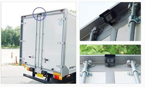 Parishop Buskamera, Nachtsicht, Infrarot Wasserdicht, 18 LED Rückfahrkamera, CCD Farbsensor, Weitwinkel 110 Grad, 12V/24V, IP66, 20m Ext