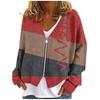 Womens Zip Up Sweaters Sweatshirts Long Sleeve Oversized Jackets Soft Casual Loose Tunic Tops