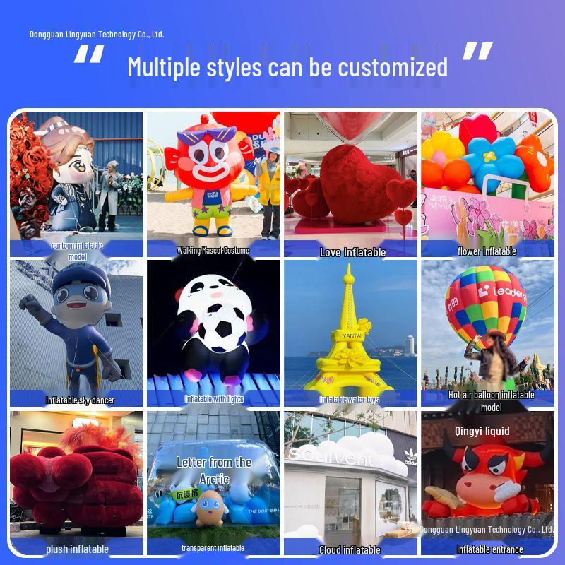 Inflatable Hot Air Balloon Model for Outdoor Advertising and Events