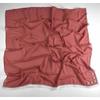 Monochrome Pearl Chiffon Square Scarf With Small Flower For Women
