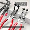 9pcs Wire Long Reach Hose Clamp Pliers Set Fuel Oil Water Hose Motor Repair Tools Hose Clamp Pliers for Fuel Oil & Water Hoses