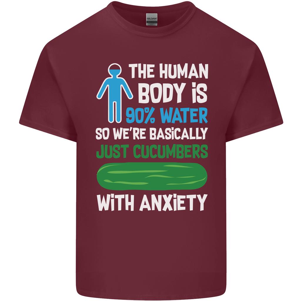 Were Basically Cucumbers With Anxiety Unisexs Light Cotton TShirt