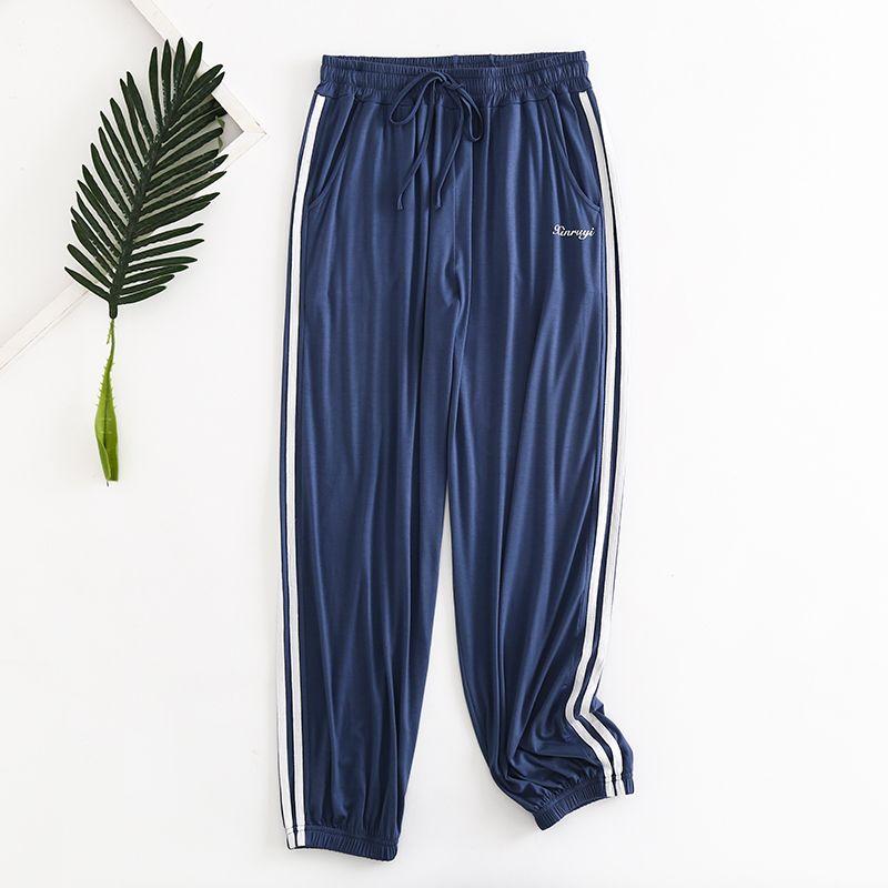 

Модальный Дом Повседневные Тонкие Йога Спортивные Штаны Denim Blue L (Recommendation 50.00 kg-60.00 kg