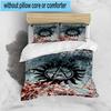 3PCS Natural Symbolism 3pcs Bedding,Including 3PCS Duvet Cover And 2pcs Pillowcases Perfect for Christmas,Ideal for Bedroom, Dormitory