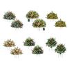 Pre-lit Christmas Tree Urn Filler Battery Operated Artificial Xmas Tree with Cones Berries Holiday Porch Planter Filler with Tripod Stake And LED