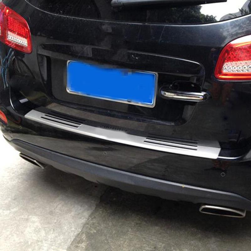 Car External Rear Bumper For Hyundai Santafe Santa Fe 2006 2007 2008 2009 2010 2011 2012 Back Trunk Inner Trim Cover Plate Pedal