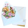 3D Flower Greeting Card Unique and Exquisite Design for Birthday Thank You Christmas New Year with Envelope Message Card