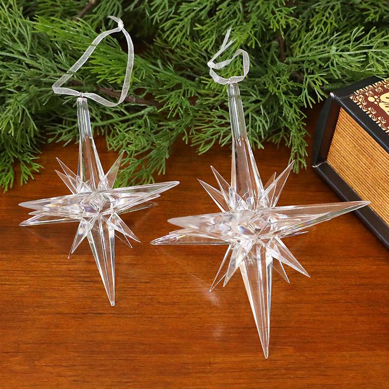 Christmas Star & Snowflake Acrylic Ornaments – DIY Tree Decorations