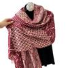 Color matching imitation cashmere shawl scarf high-end fashion order versatile warm scarf women