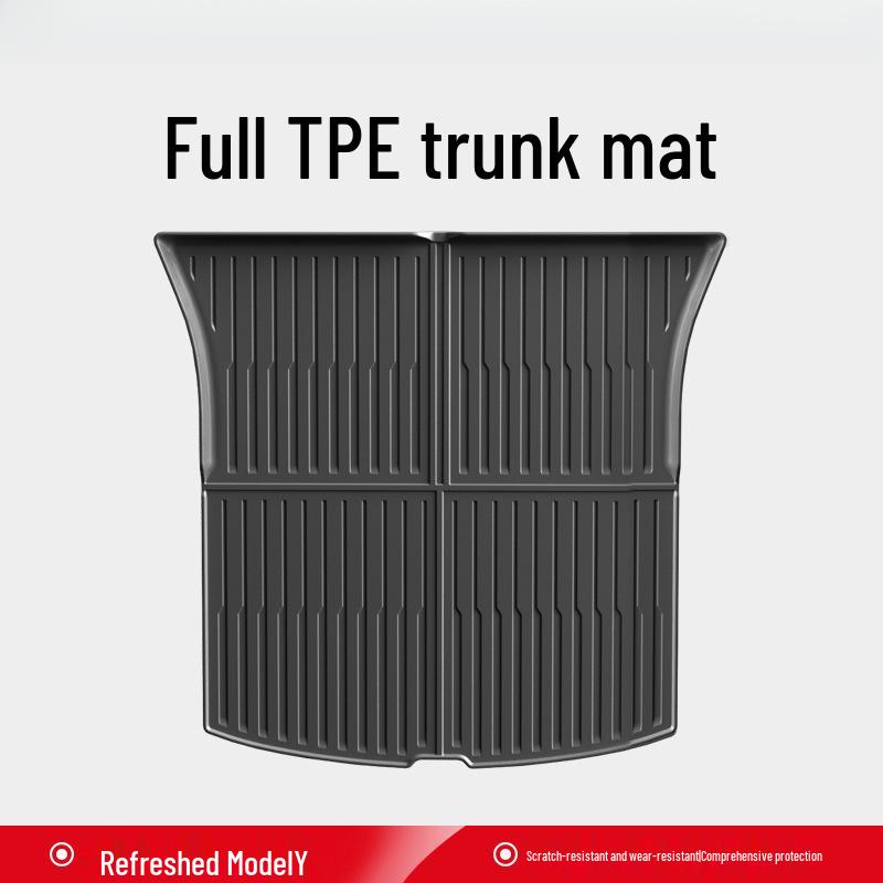 Upgraded TPE Trunk Mat Set for Tesla Model Y3 - Front & Rear Trunk, YL Interior Accessories