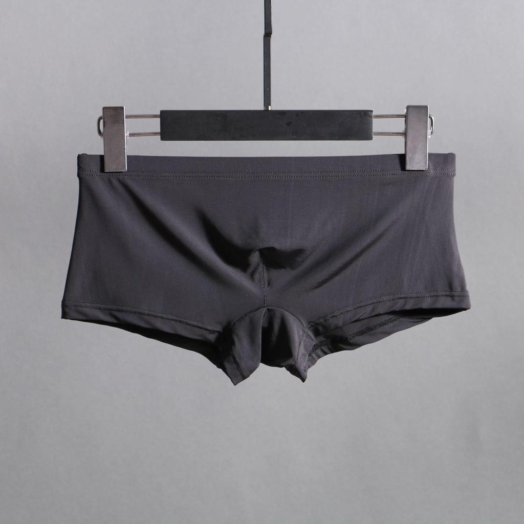 Ice Silk Low-Rise Men's Breathable Thong Briefs