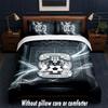 Coventry City Football Design Bed Bedding Set 1 Duvet Cover + 2 Pillowcases Soft Breathable Household Bed Linens