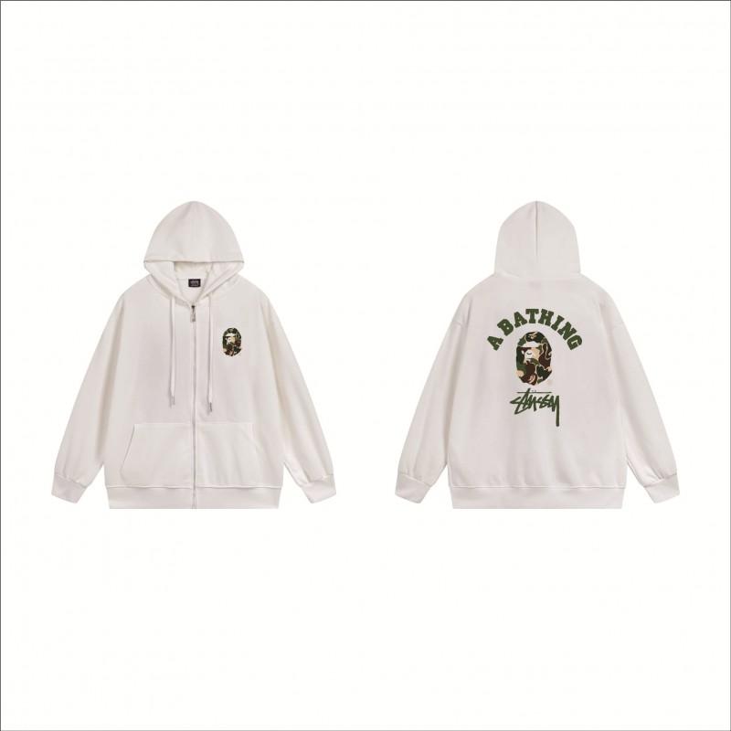 Stu Print Kapuzenpullover Langarm Herren Damen Winter Freizeit Übergroß Pullover