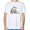 Sleeping Cat TShirt Funny Shirts Graphic Tee Tops TShirt New Arrival Goods High Quality Short Sleeve Tee Cotton Mens TShirts
