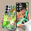 Cartoon Ben 10 Plating Phone Case For Samsung Galaxy S24 S25 FE S26 Edge S23 Ultra S22 S21 Plus S20 Anti-Fall Airabag Cover
