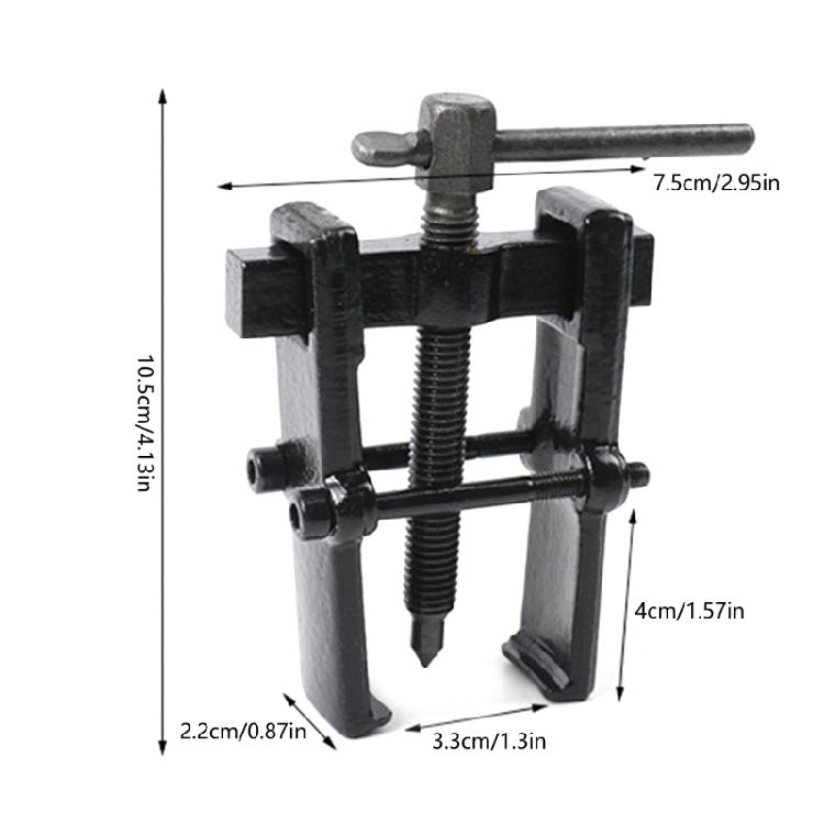 2-Jaw Car Inner Bearing Pullers Tool Highhardness Carbon Steel Gear Pullers