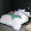 WTEMPO Home Textile Bedding Simple Fresh Air Cotton Set Of 4pcs Bed Linings Duvet Cover Set Bed