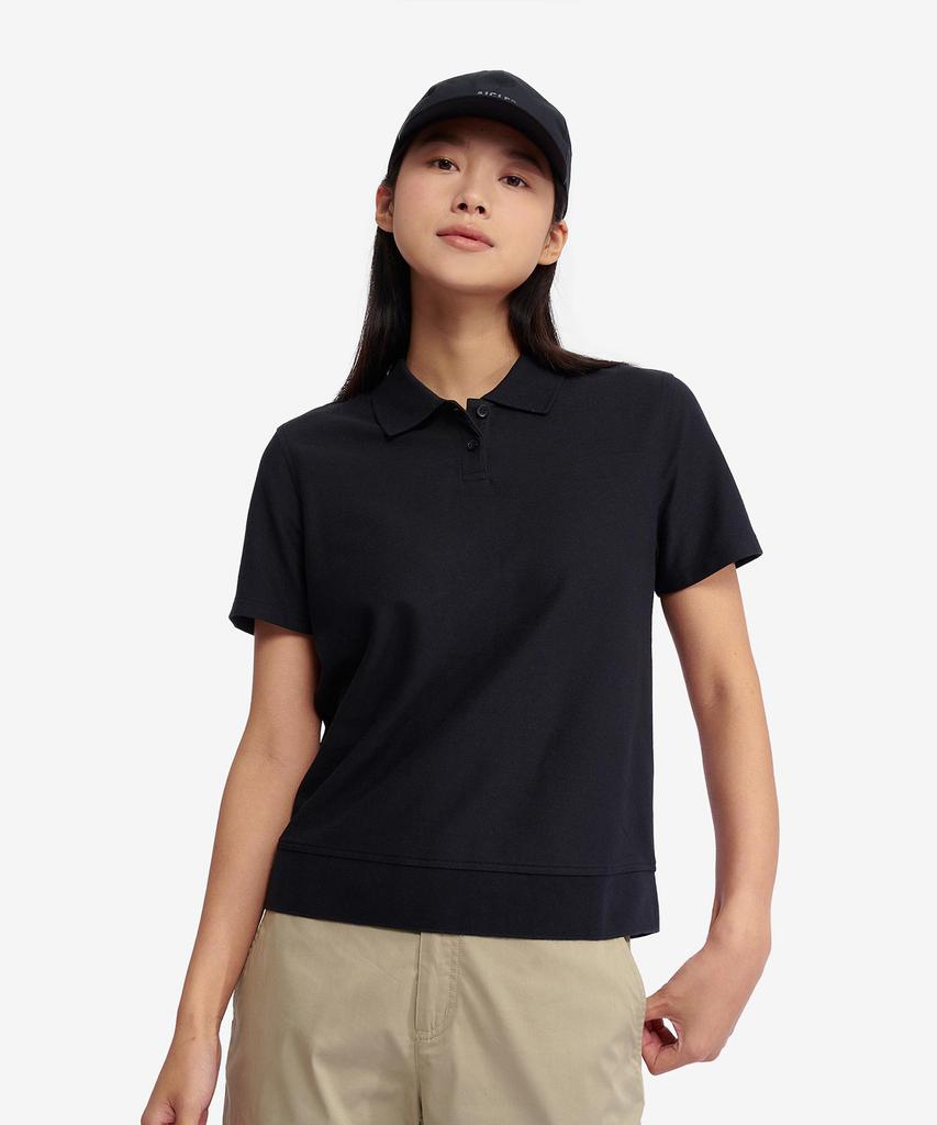 Aigle Women'S Coolmax Short Sleeve Polo Shirt Aas25Wpsh001Noi