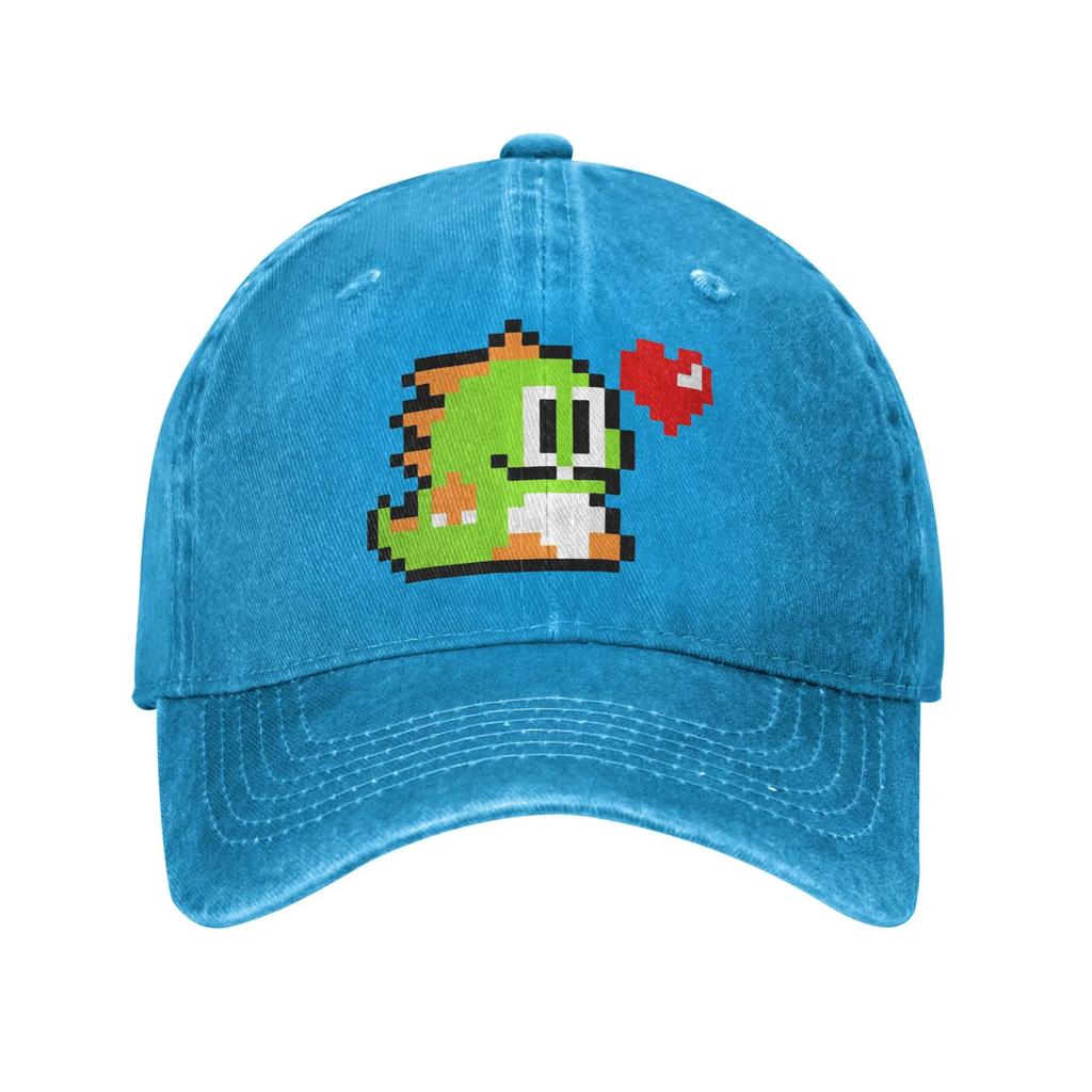 Bubble Bobble   Casual Baseball Cap Summer  Trucker Hat Breathable Outdoor Sports Snapback Cap Women Men y2k Retro Baseball Caps